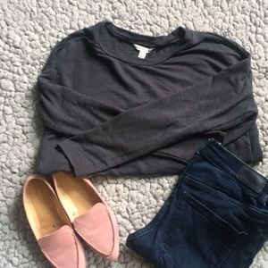 Cut Out Back Long Sleeve